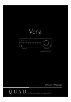 Quad Vena - Owners Manual 